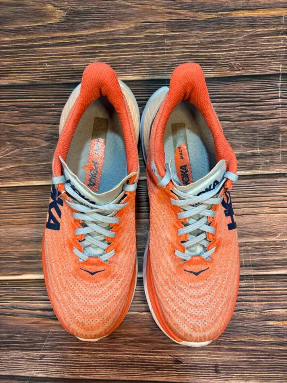 Hoka One One Mach 5‎ Women's Athletic Running Shoes Camellia Peach Size 8